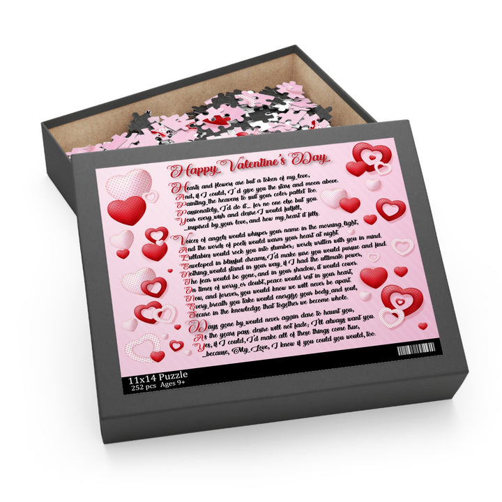 It's Just a Phrase "Happy Valentine's Day" Acrostic Poem Puzzle
