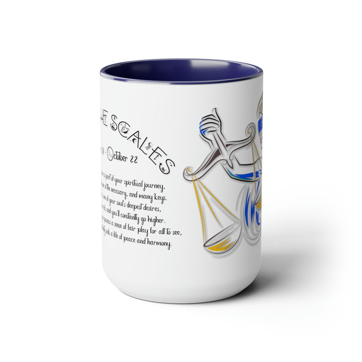 Written in the Stars Two-Tone Coffee Mugs - 15oz - Libra