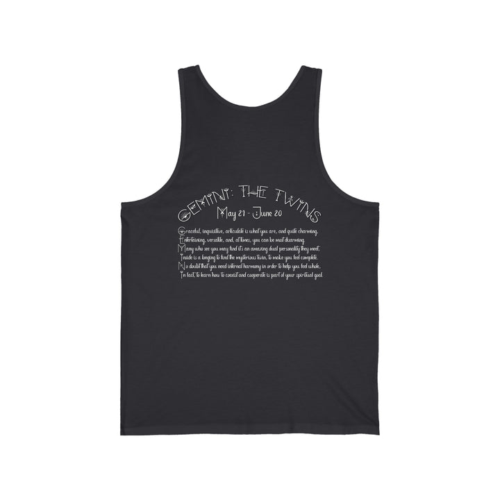 Written in the Stars Unisex Jersey Tank - Gemini