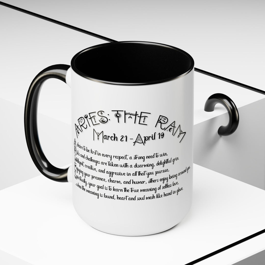 Aries Two-Tone Coffee Mugs - 15oz