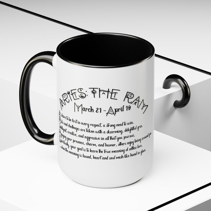 Aries Two-Tone Coffee Mugs - 15oz
