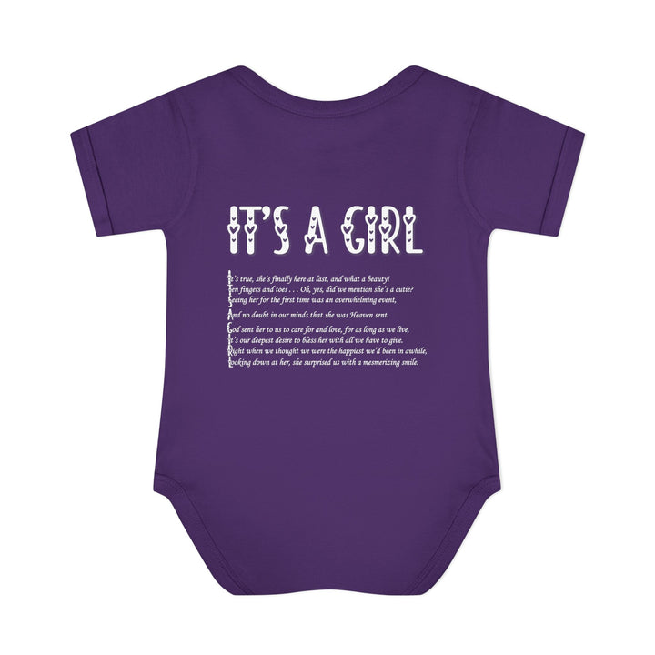 “It's a Girl” with Adorable Ducky Design Bodysuit