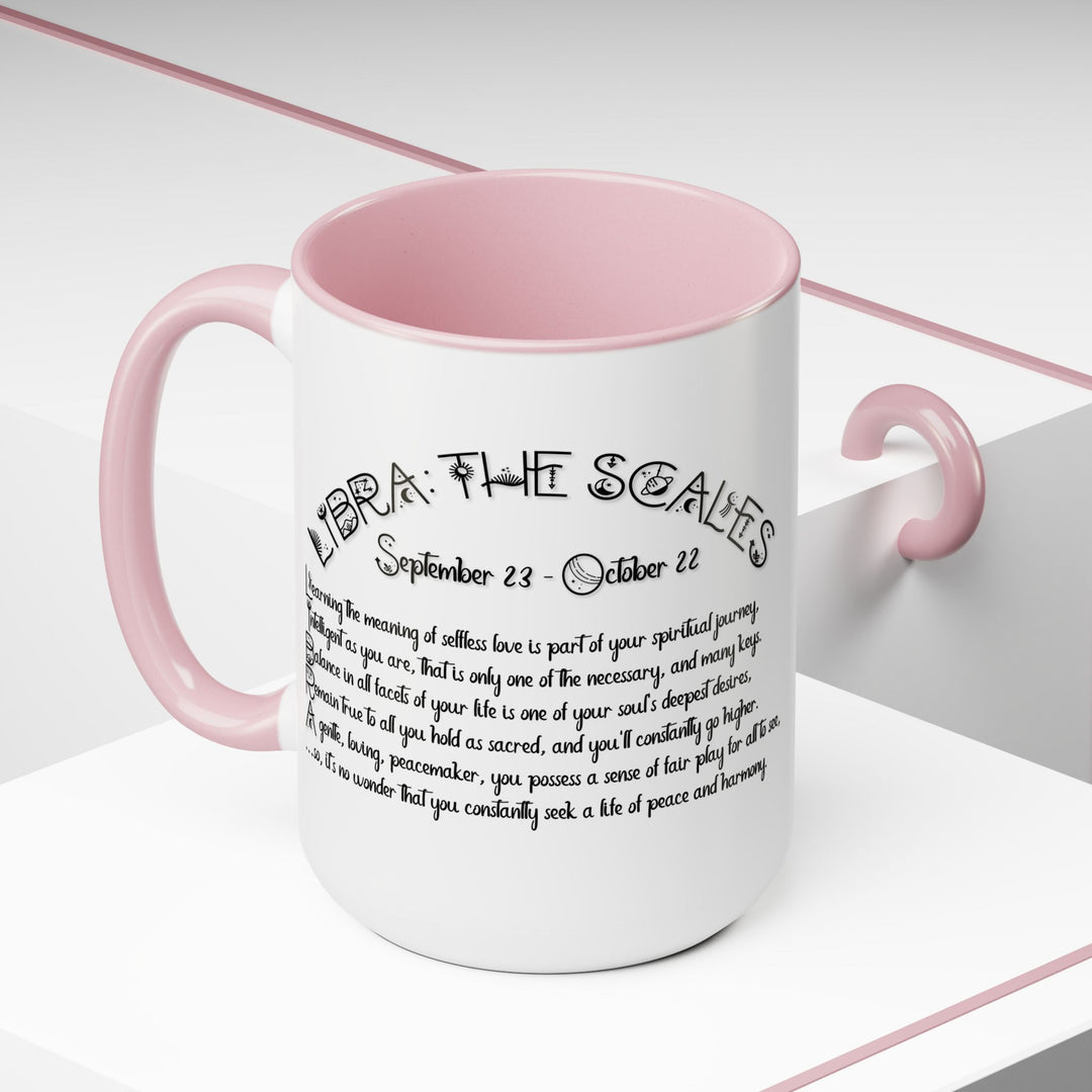 Libra Two-Tone Coffee Mugs - 15oz
