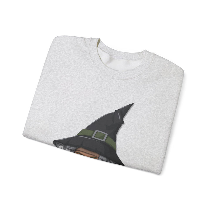 Happy Halloween Acrostic Poem Sweatshirt -  Old Witch