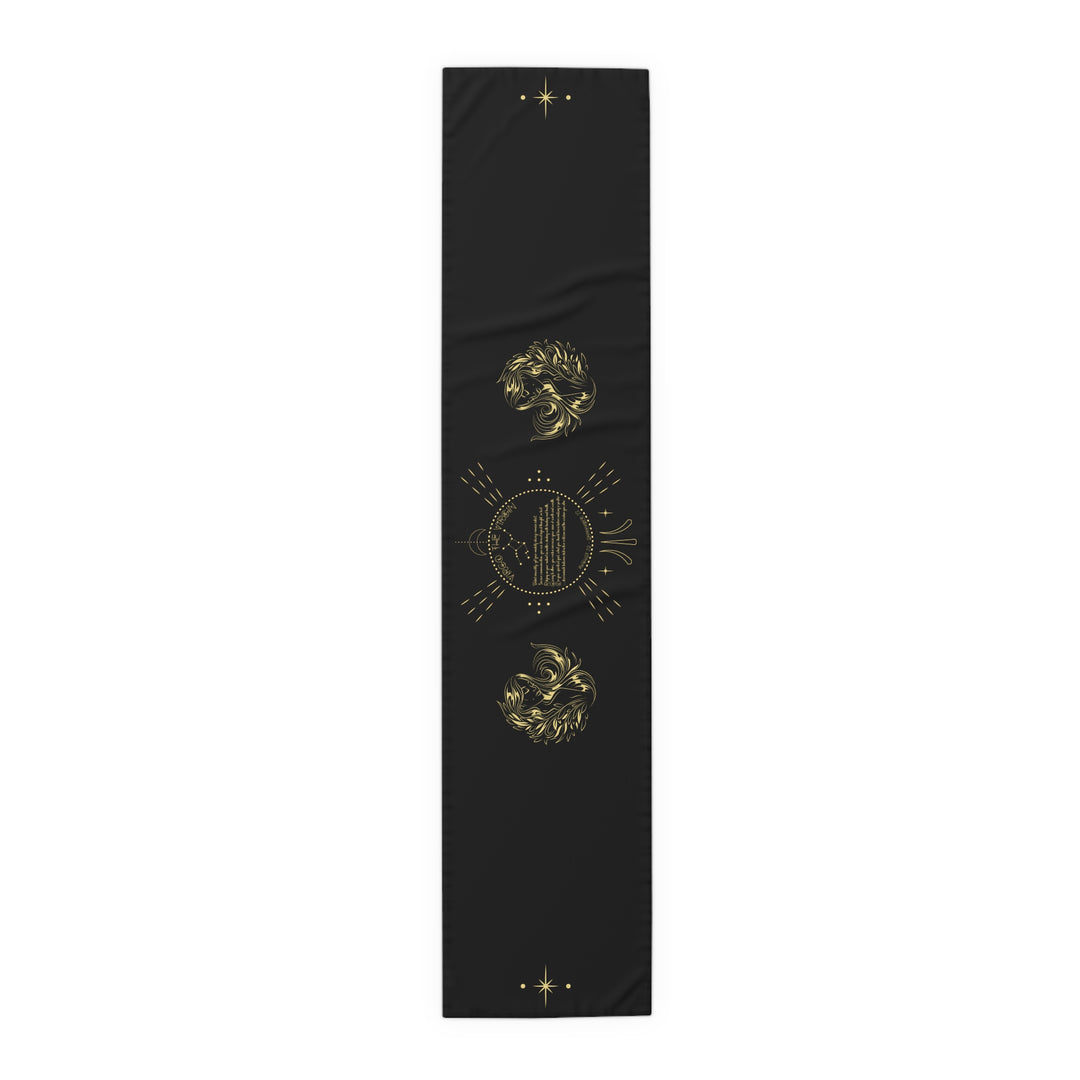 Virgo Acrostic Poem Table Runner