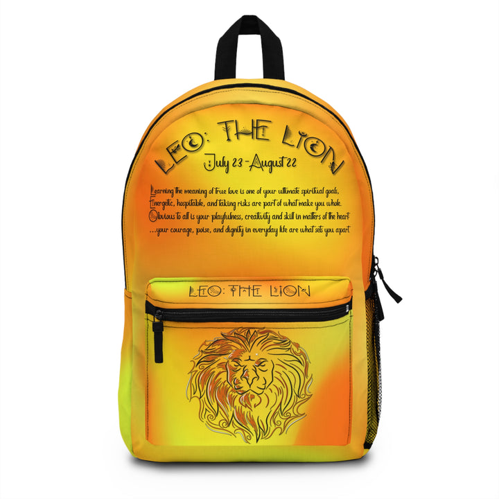 Leo Acrostic Poem Backpack