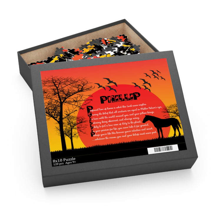 Namesakes Acrostic Poem Name Puzzle - Horse Design