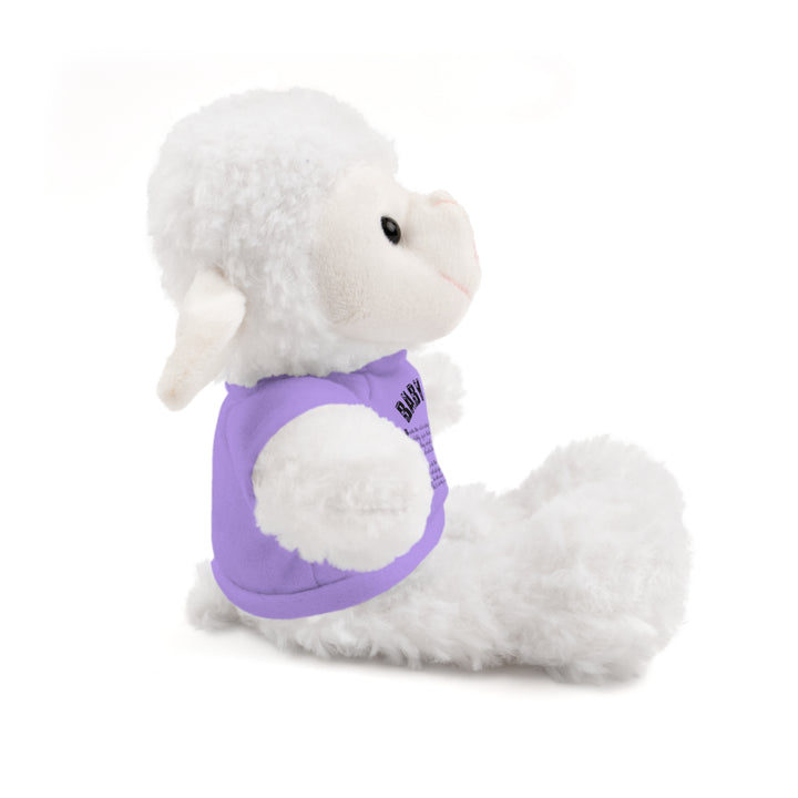 Baby Feet Acrostic Poem Stuffed Animal Collection with T-Shirt - Pink Footprints