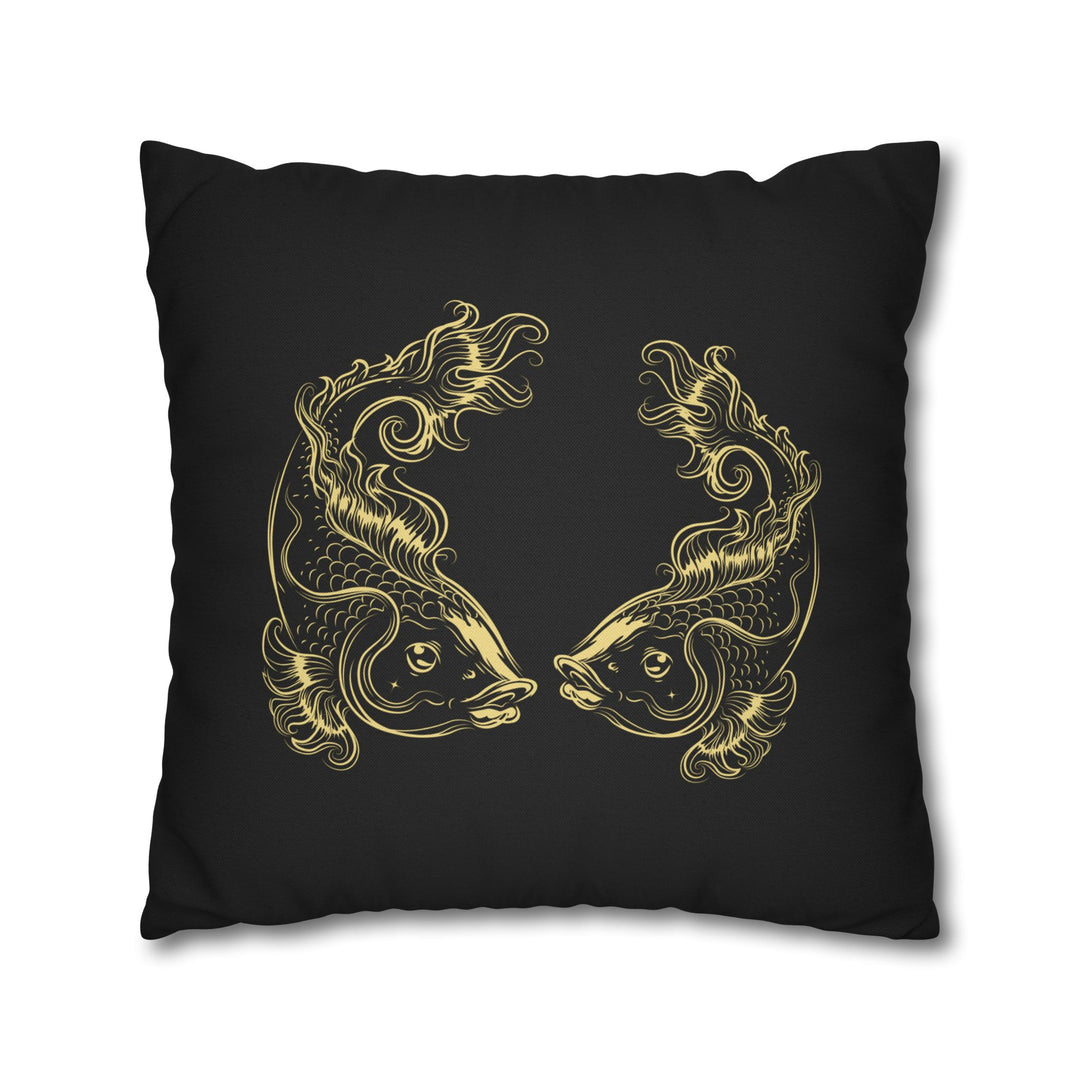Pisces Acrostic Poem Square Pillow Cover