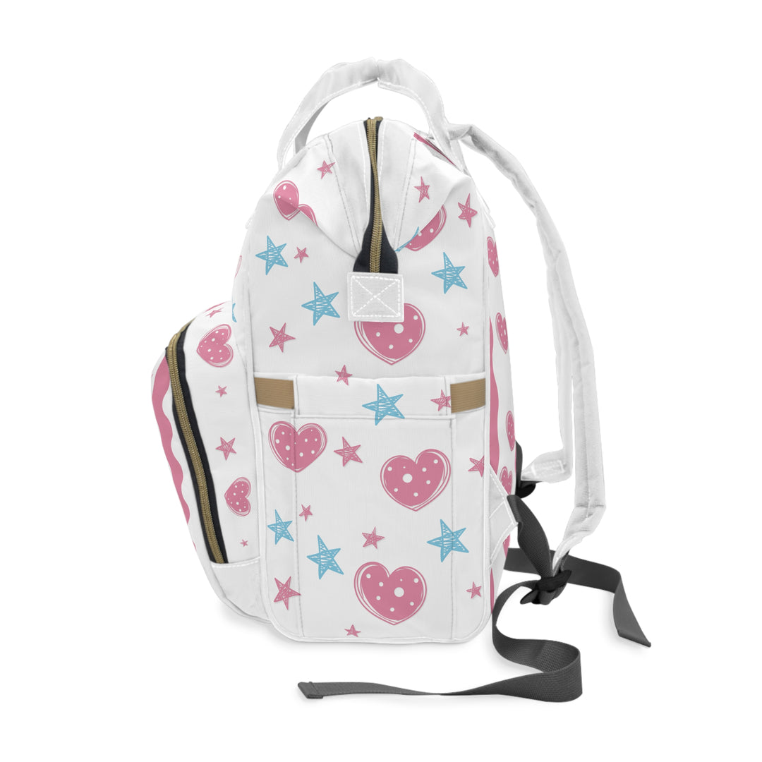 Baby Steps Multifunctional Diaper Backpack - "It's a Girl" - Baby Unicorn - Personalized