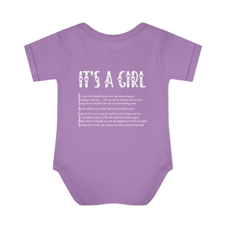 “It's a Girl” with Adorable Ducky Design Bodysuit