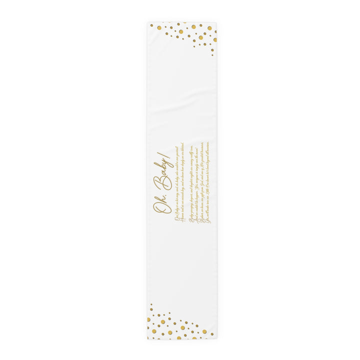 “Oh, Baby” Table Runner - No Personalization