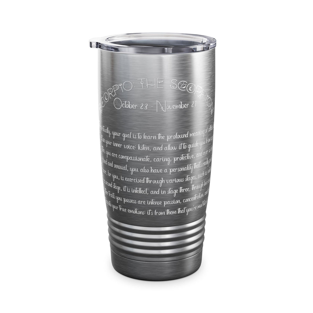 Scorpio Acrostic Poem Ringneck Tumbler - 20oz