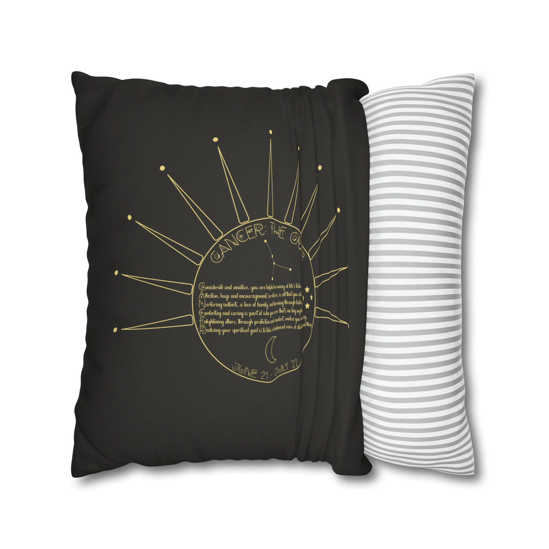 Written in the Stars Pillowcase/Cover Spelling Out "Cancer"