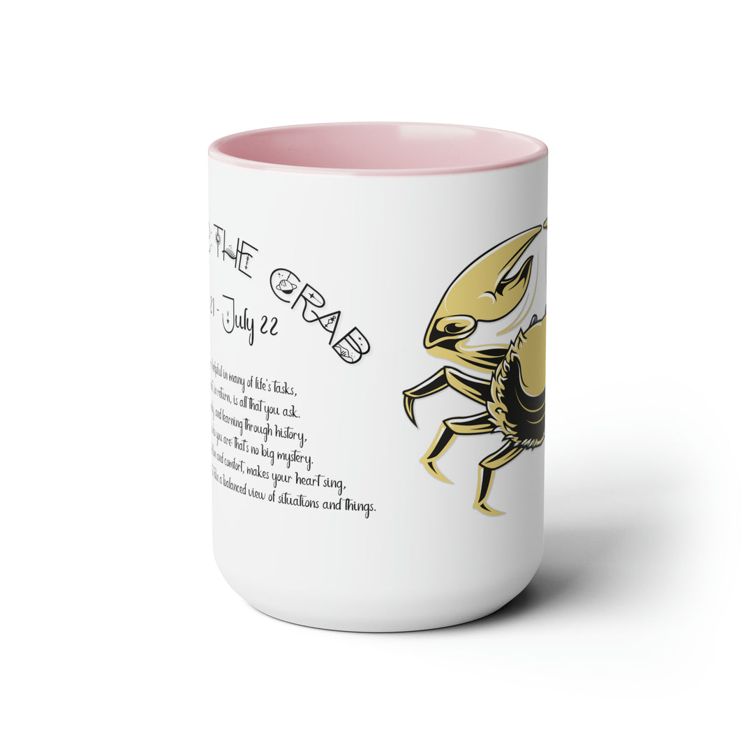 Written in the Stars Two-Tone Coffee Mugs - 15oz - Cancer
