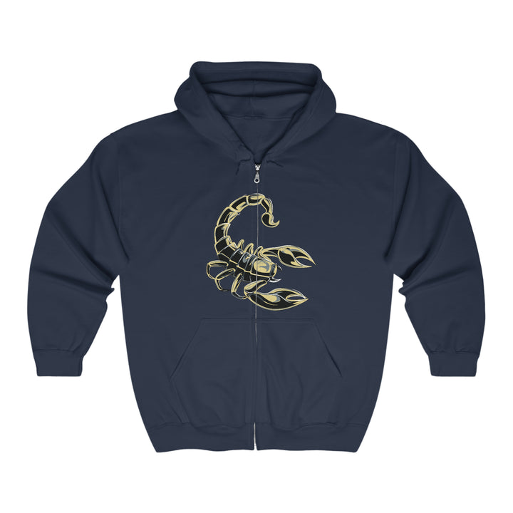 Written in the Stars Unisex Full Zip Hooded Sweatshirt - Scorpio