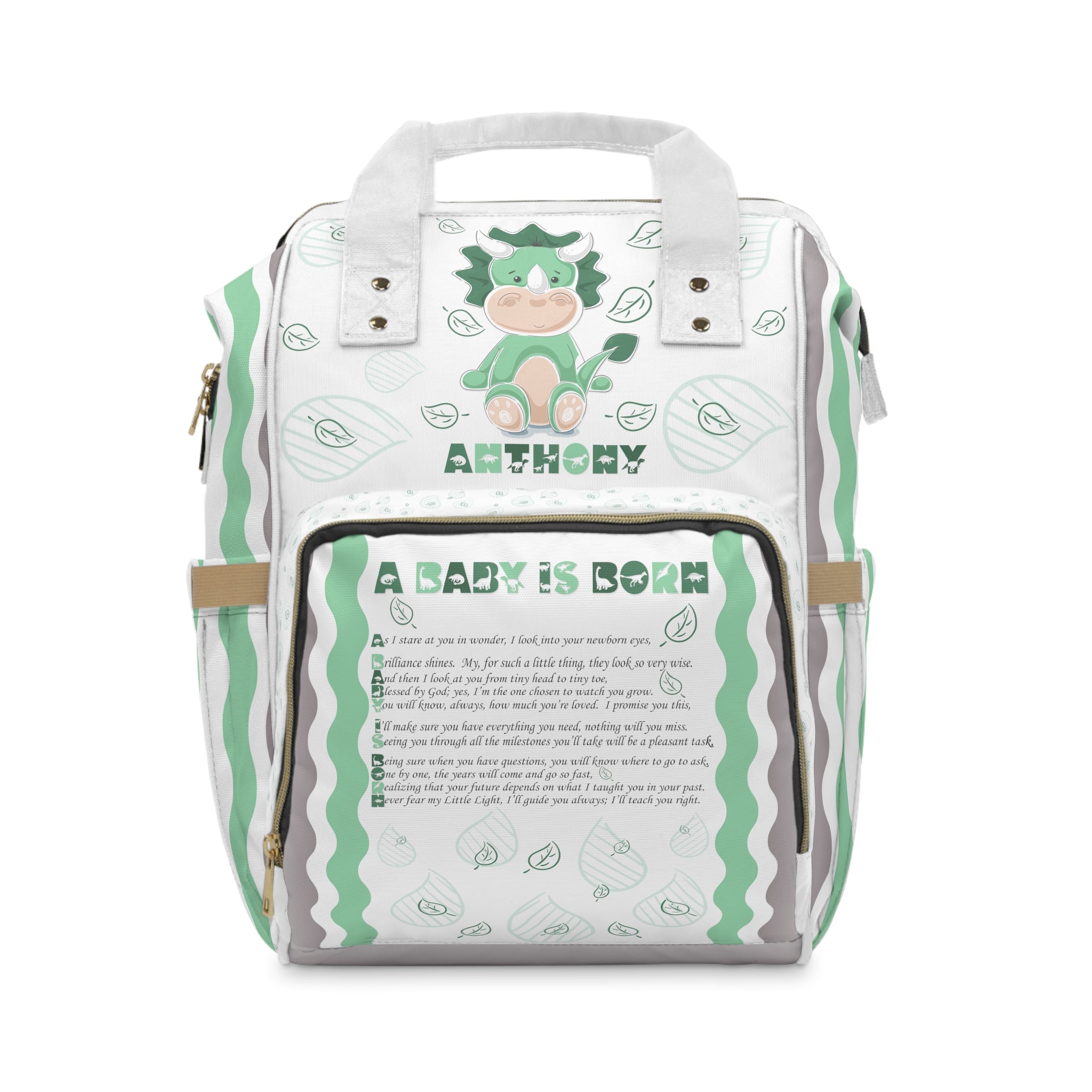 Personalized baby diaper backpack new arrivals
