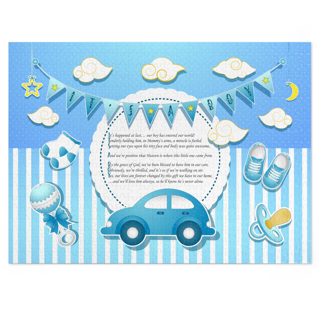 It's a Boy Acrostic Poem Jigsaw Puzzle - No Personalization