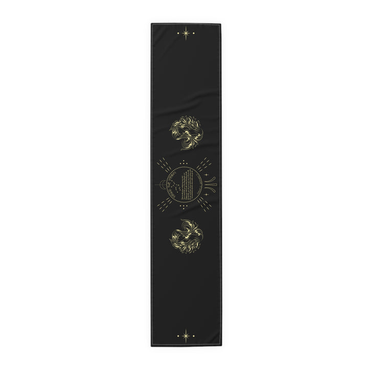 Virgo Acrostic Poem Table Runner