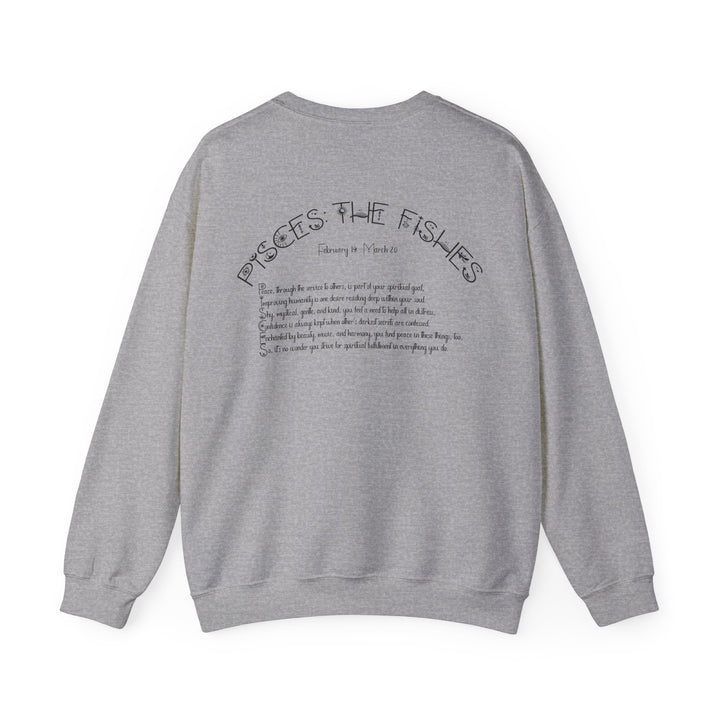 Pisces Acrostic Poem Astrology Sweatshirt - Unisex