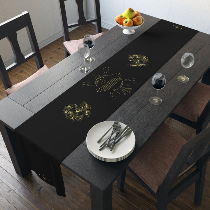 Virgo Acrostic Poem Table Runner
