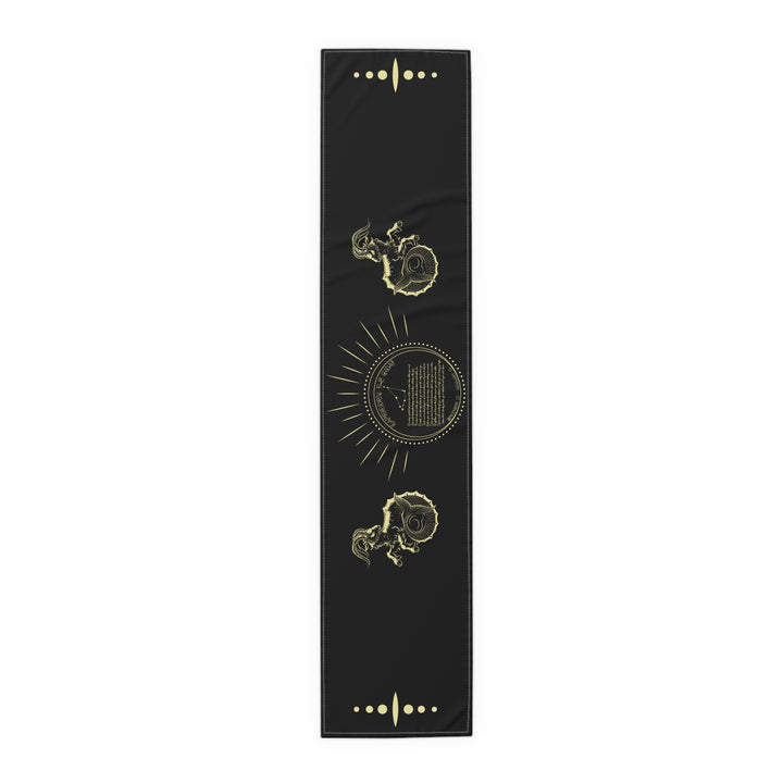 Capricorn Acrostic Poem Table Runner