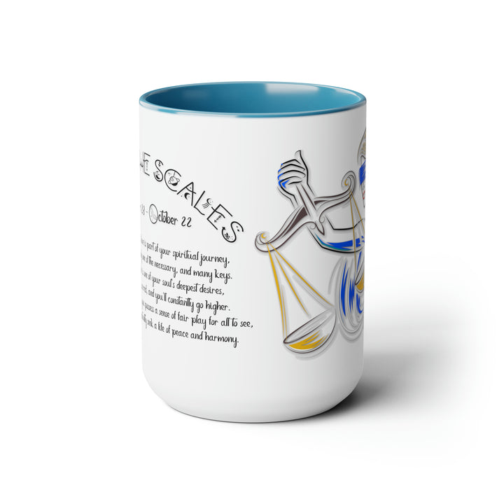 Written in the Stars Two-Tone Coffee Mugs - 15oz - Libra