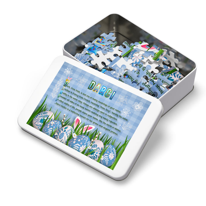 Namesakes Acrostic Poem Jigsaw Puzzle - Easter Eggs