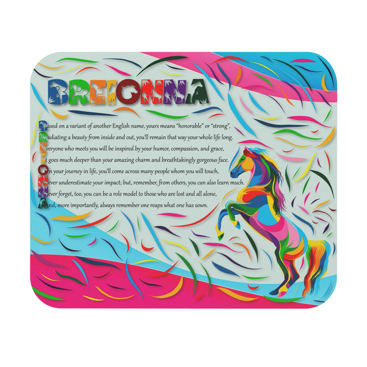 Namesakes Mouse Pad - Colorful Horse