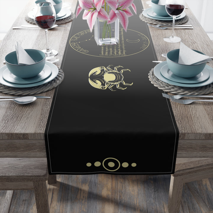 Cancer Acrostic Poem Table Runner
