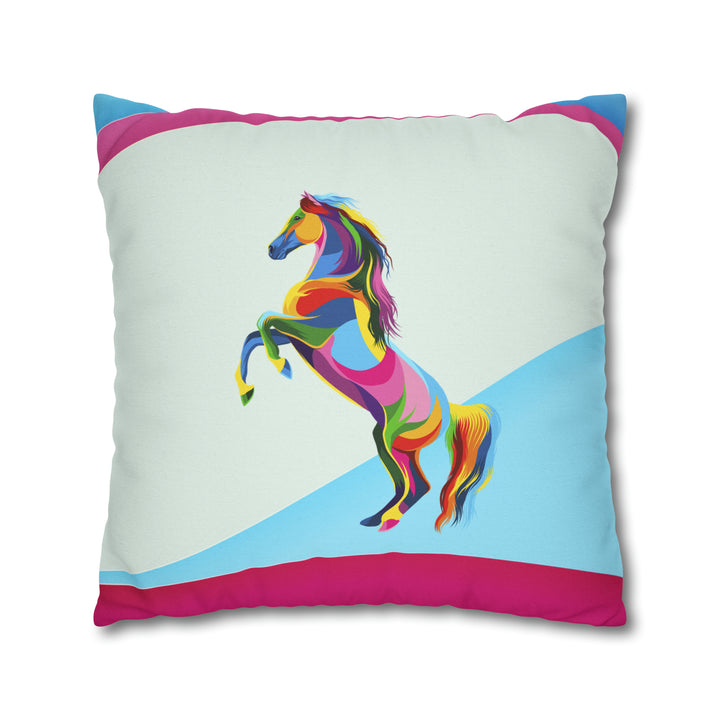 Namesakes Pillow Case Cover - Vibrant Horse Design
