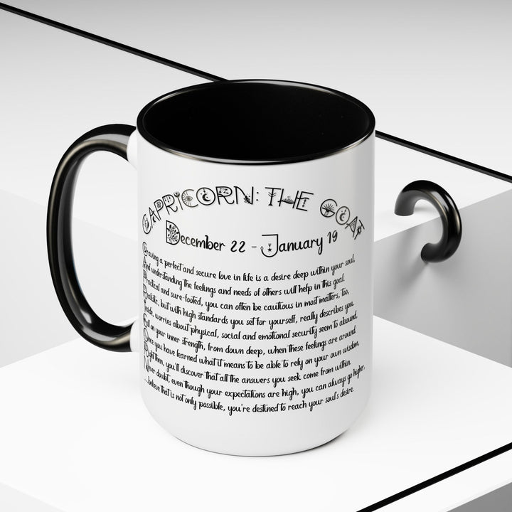 Capricorn Two-Tone Coffee Mugs - 15oz