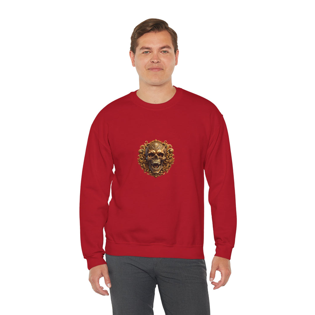 Happy Halloween Acrostic Poem Sweatshirt - Skull