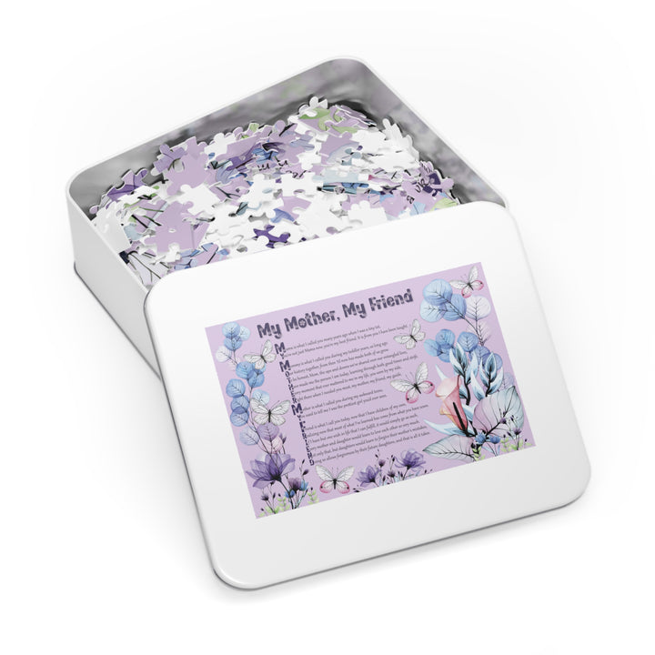 It's Just a Phrase Acrostic Poem Jigsaw Puzzle - My Mother, My Friend