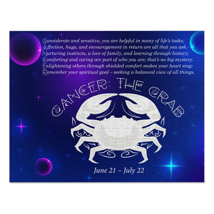 Cancer Acrostic Poem Puzzle - Tin Box