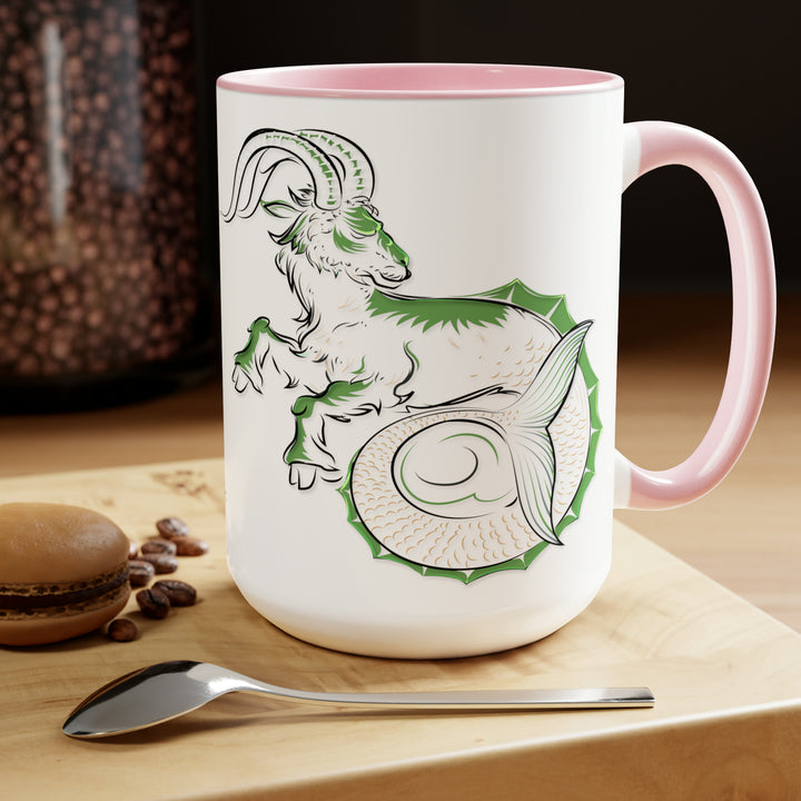 Written in the Stars Two-Tone Coffee Mugs - 15oz - Capricorn