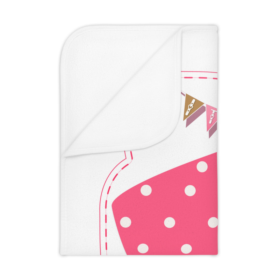 "It's a Girl" Acrostic Poem Blanket - Baby Body Suit - Polkadots