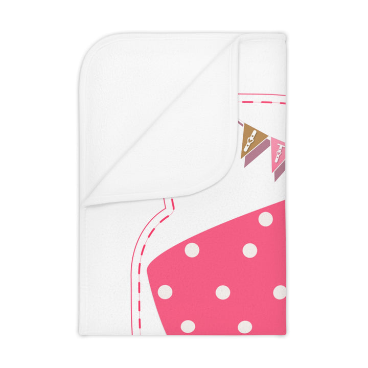 "It's a Girl" Acrostic Poem Blanket - Baby Body Suit - Polkadots