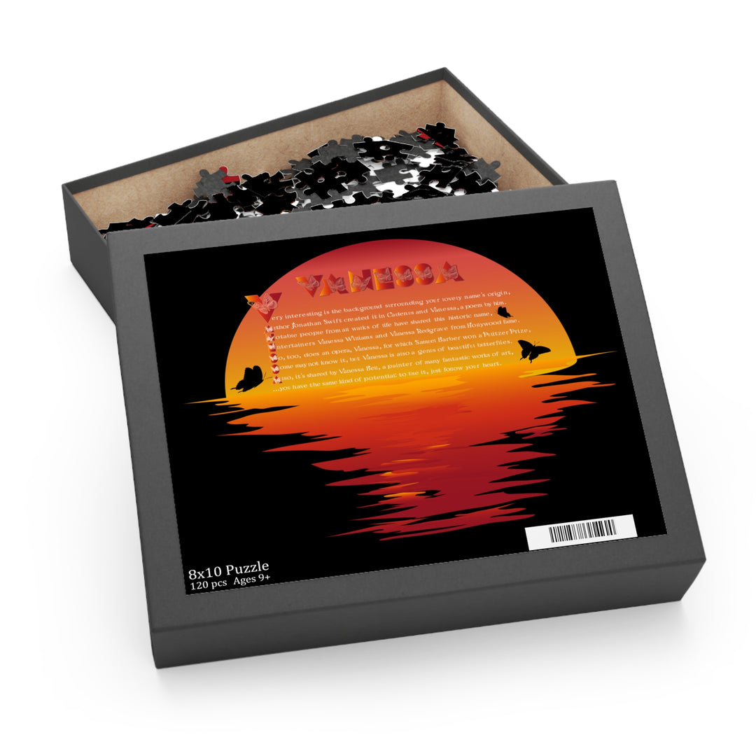 Namesakes Acrostic Poem Name Puzzle - Sunset-Butterflies