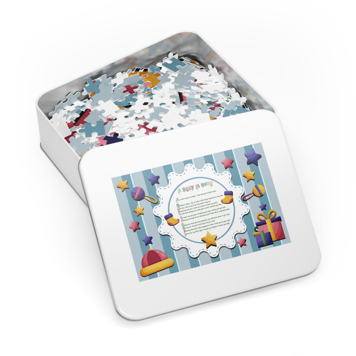 Baby Steps Acrostic Poem Jigsaw Puzzle - "A Baby is Born"