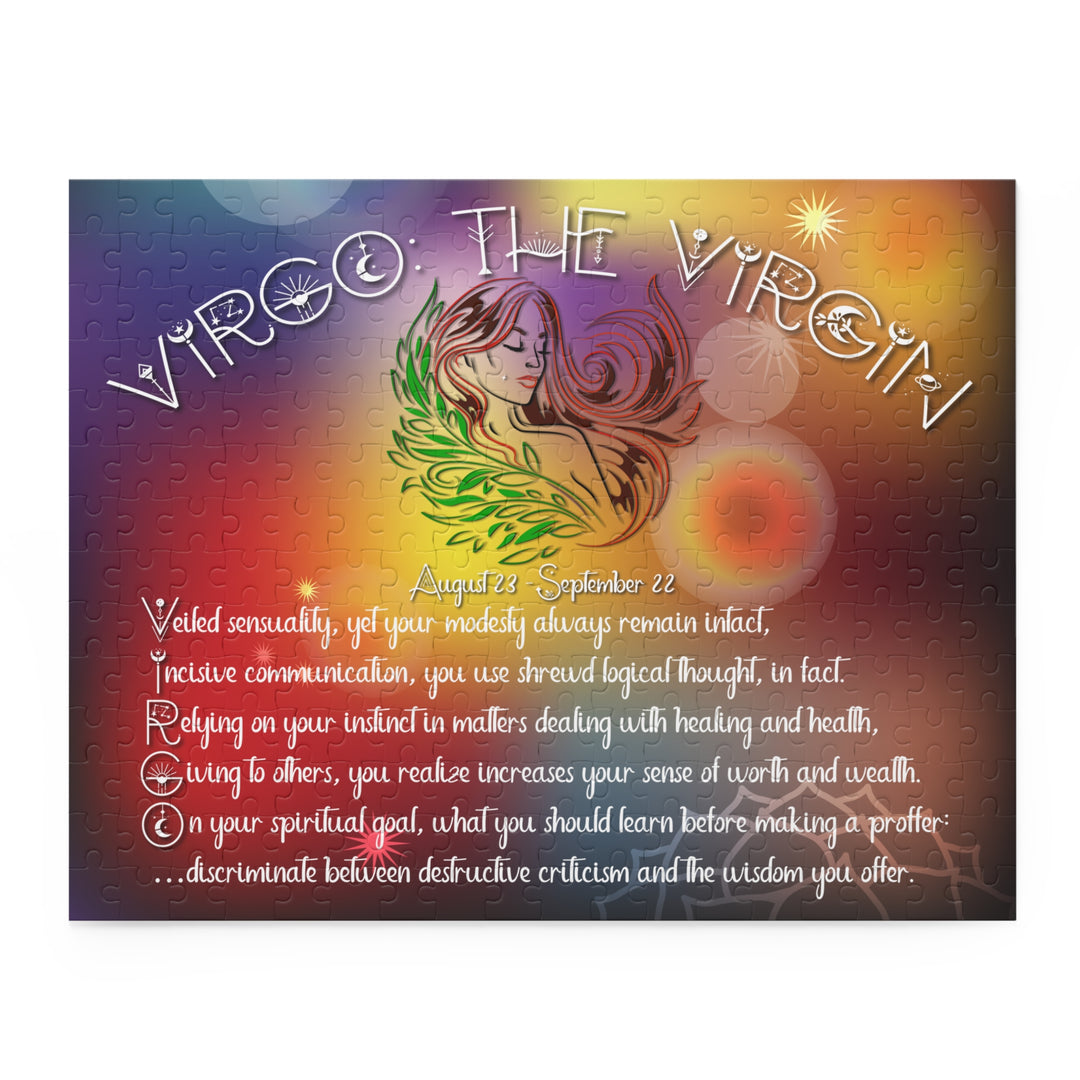 "Virgo" Acrostic Poem Horoscope Puzzle - Beams