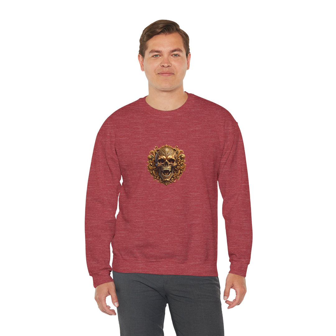 Happy Halloween Acrostic Poem Sweatshirt - Skull