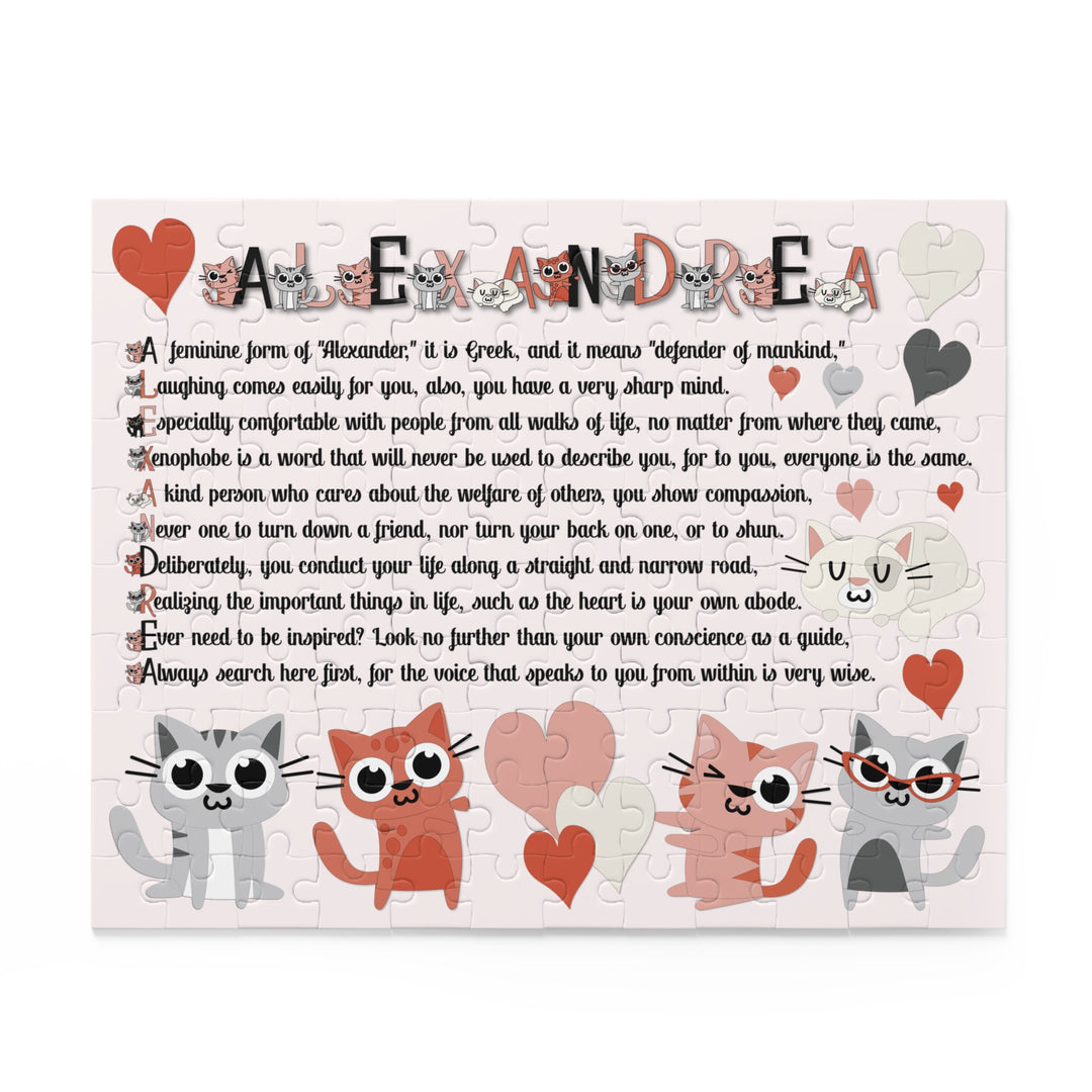 Namesakes Acrostic Name Poem Puzzle - Kitty Design