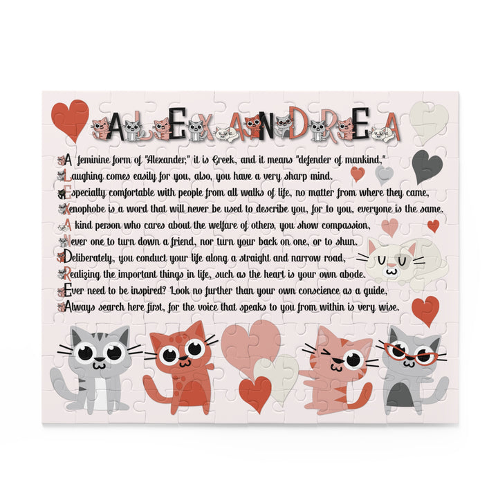 Namesakes Acrostic Name Poem Puzzle - Kitty Design