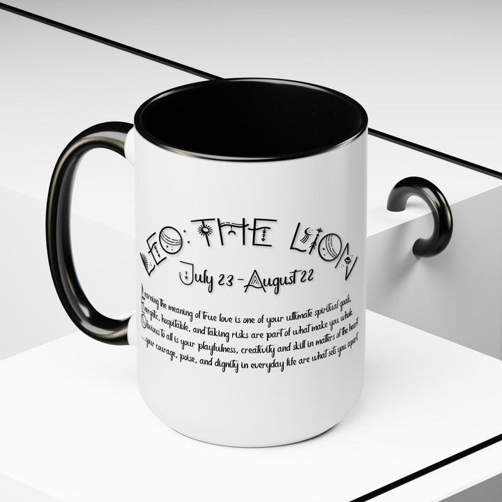 Leo Two-Tone Coffee Mugs - 15oz