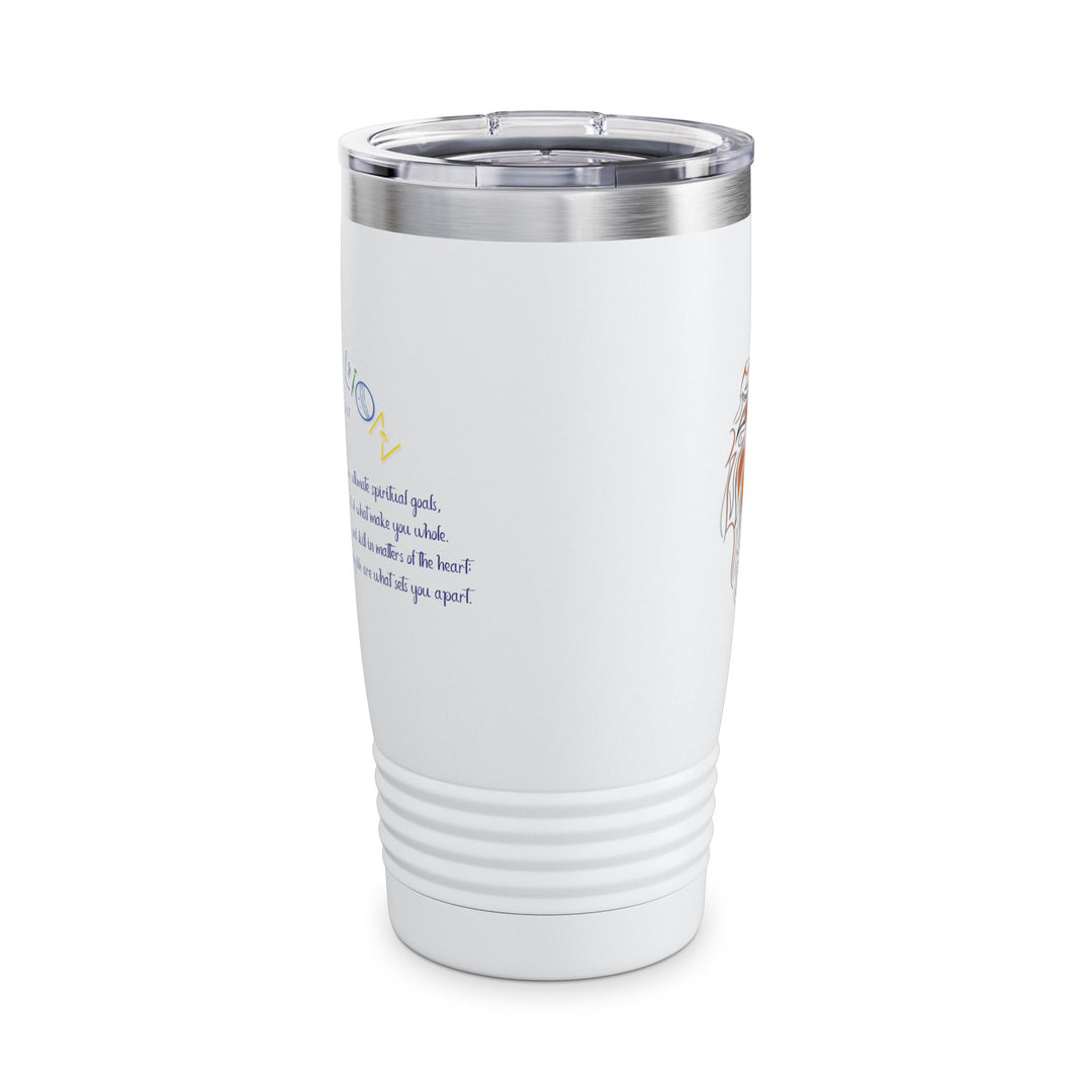 Leo Acrostic Poem Ringneck Tumbler - 20oz