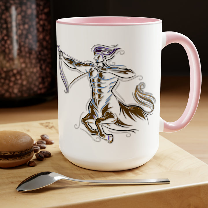 Written in the Stars Two-Tone Coffee Mugs - 15oz - Sagittarius