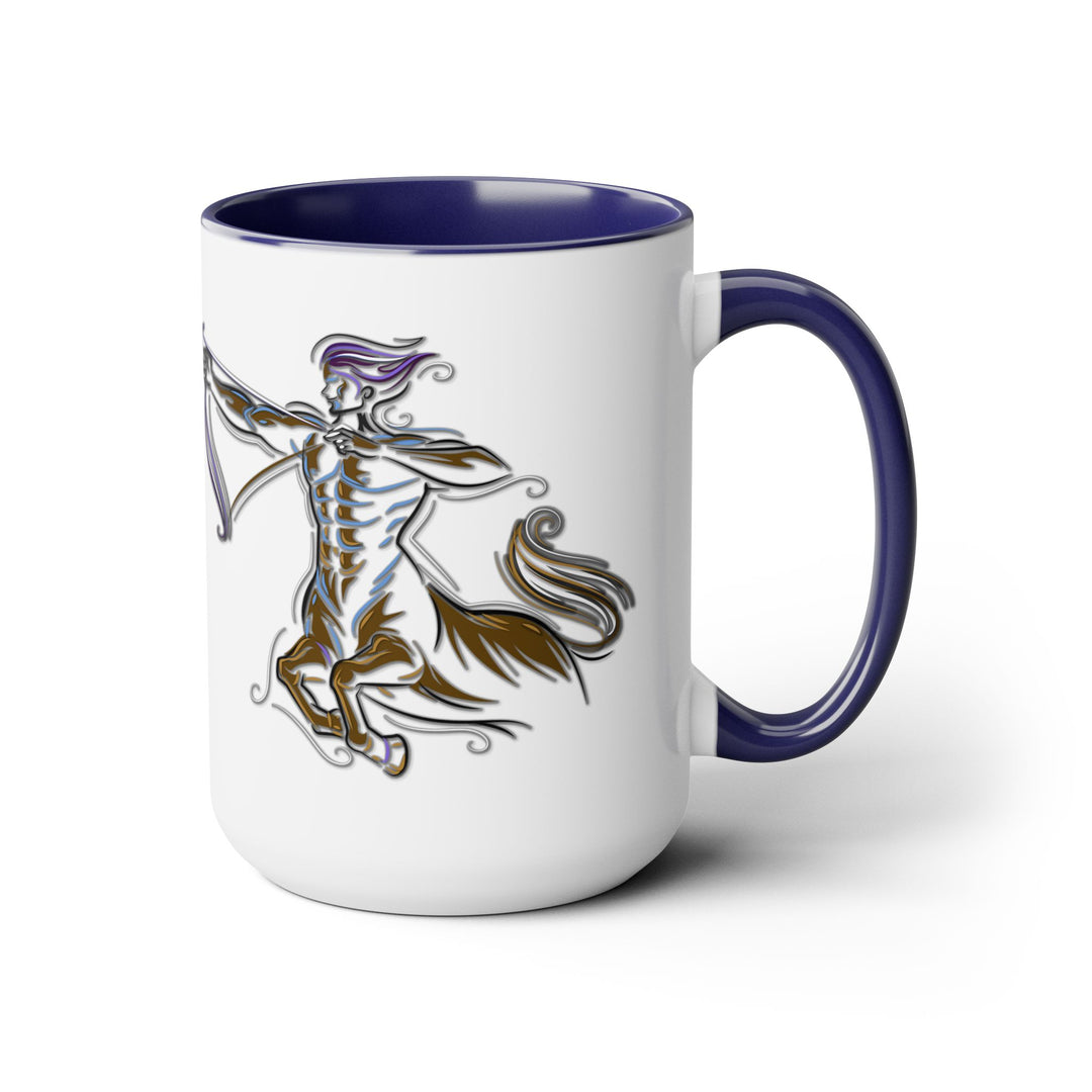 Sagittarius Two-Tone Coffee Mugs - 15oz