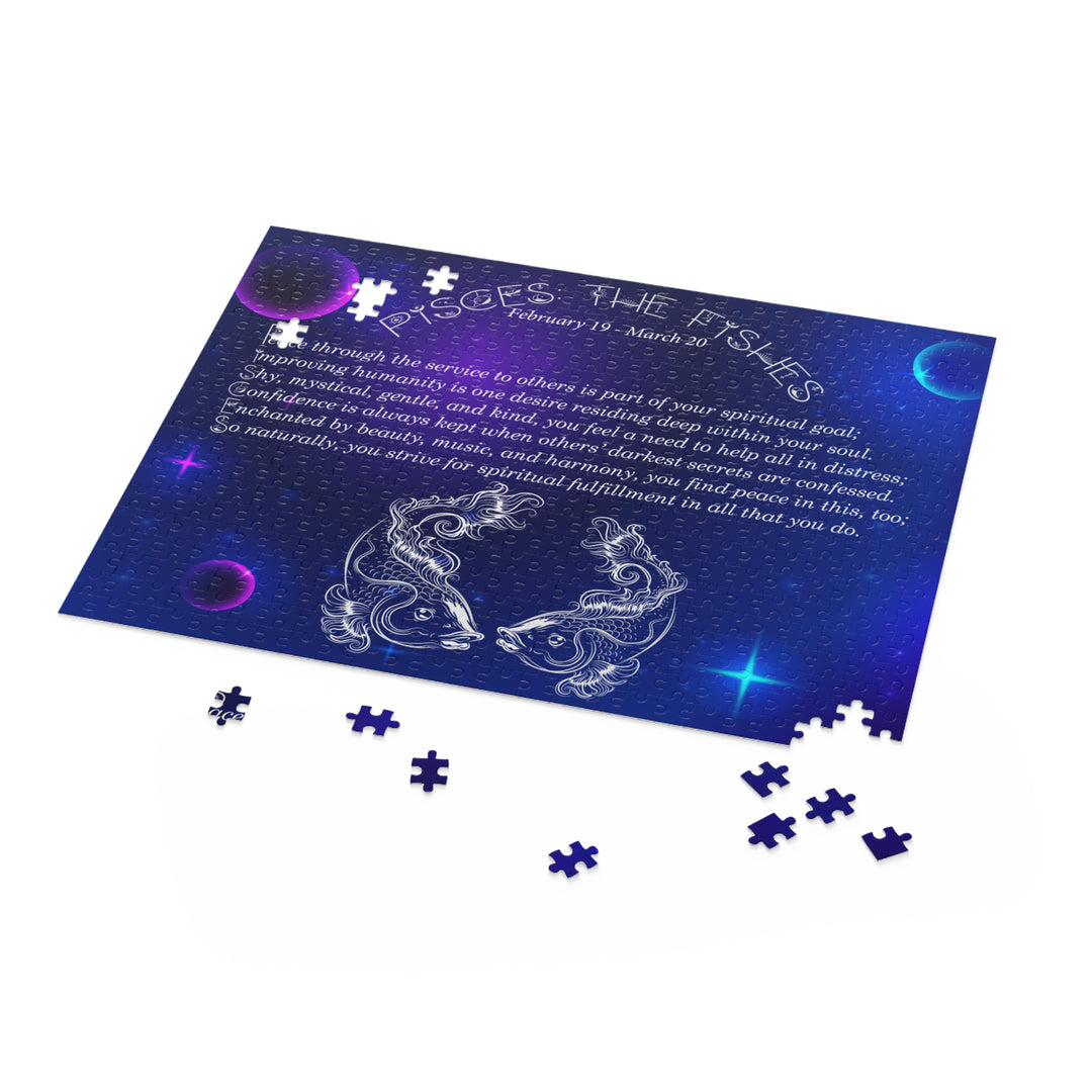 Pisces Acrostic Poem Puzzle