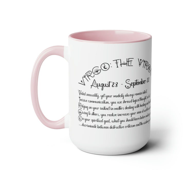 Written in the Stars Two-Tone Coffee Mugs - 15oz - Virgo